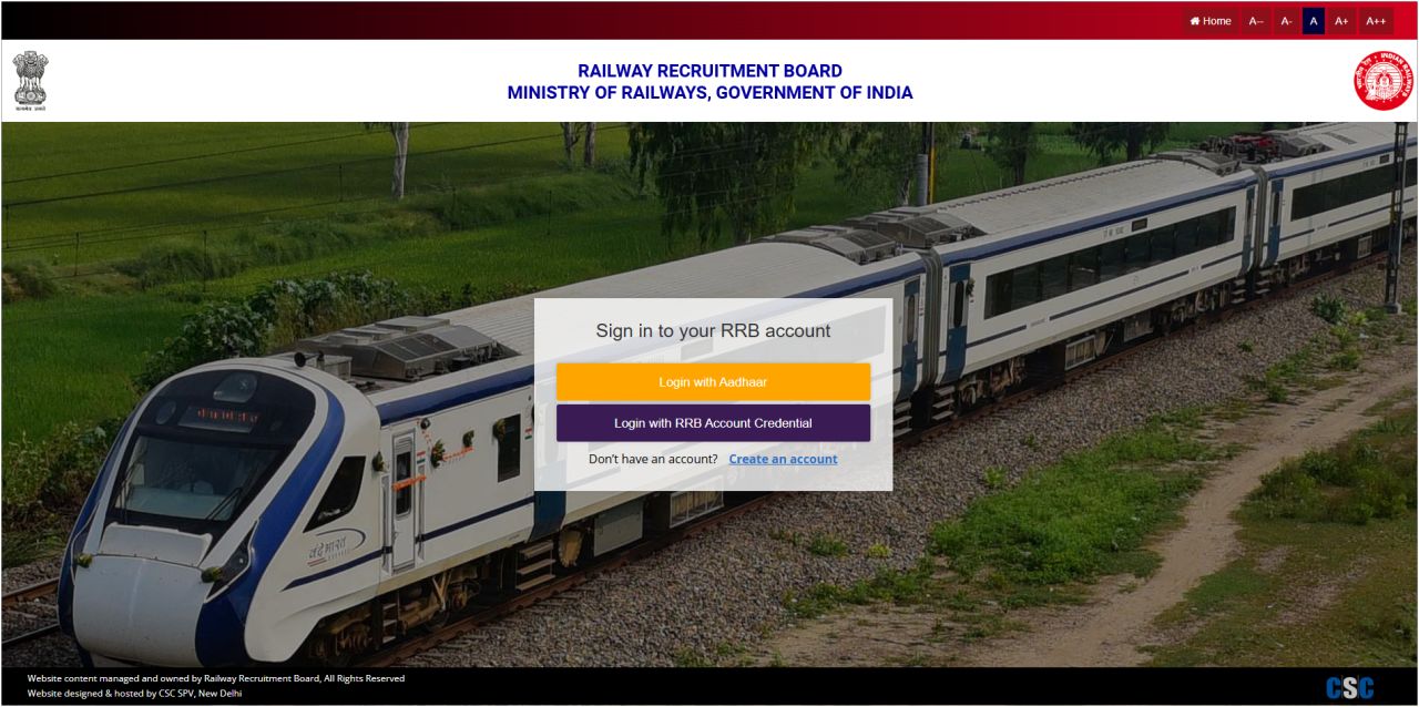 RRB Isolated Category 08/2025 Vacancy 2026