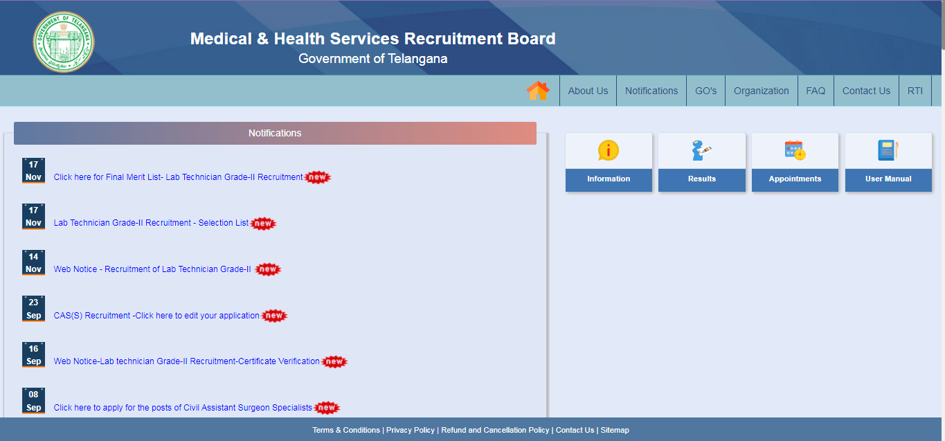 MHSRB Lab Technician Result 2025