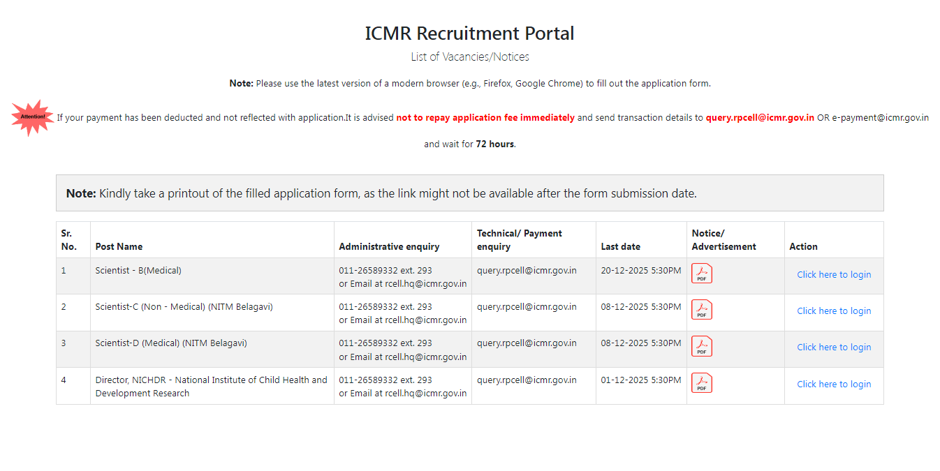 ICMR-NARFBR Scientist Vacancy 2025