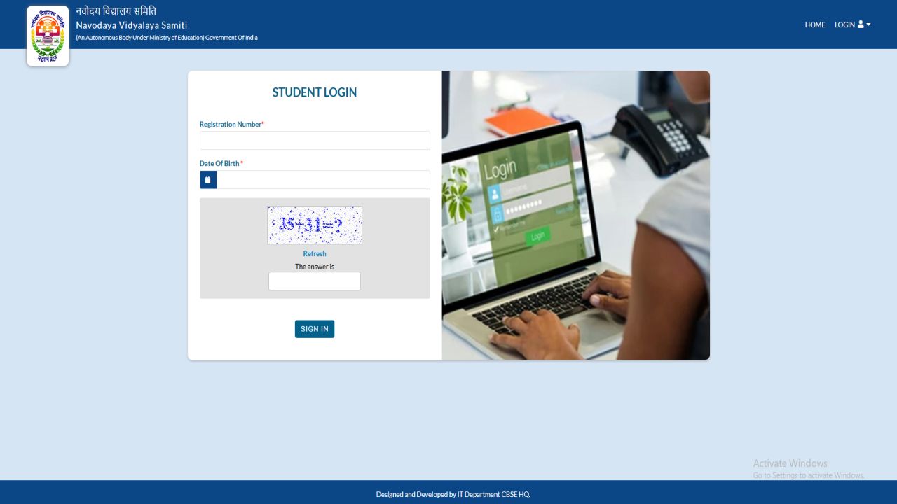 How to Downlaod JNVST 2026 Admit Card 2025