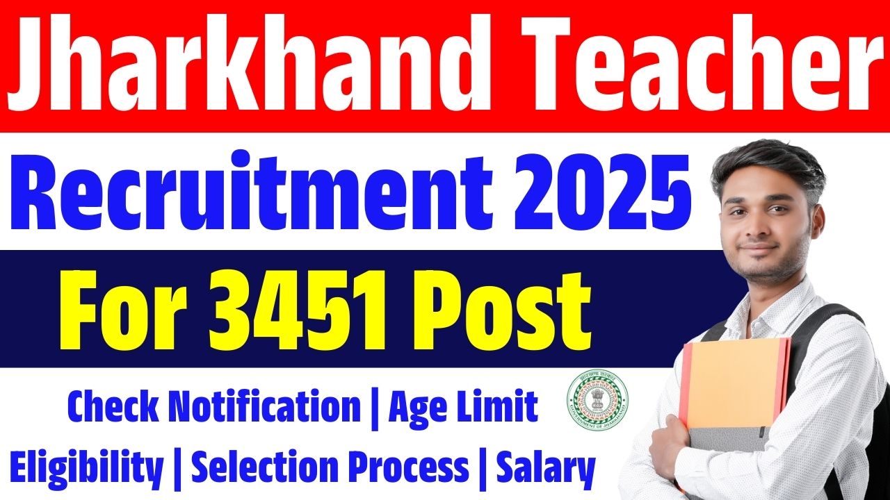 Jharkhand Teacher Recruitment 2025