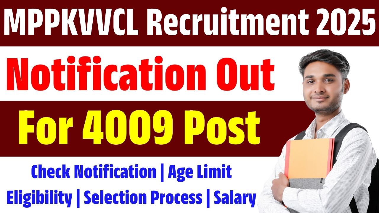 MPPKVVCL Recruitment 2025
