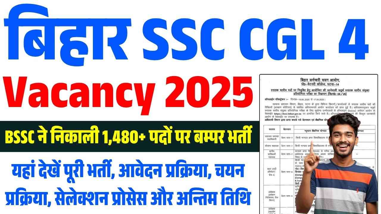 BSSC CGL 4 Vacancy 2025