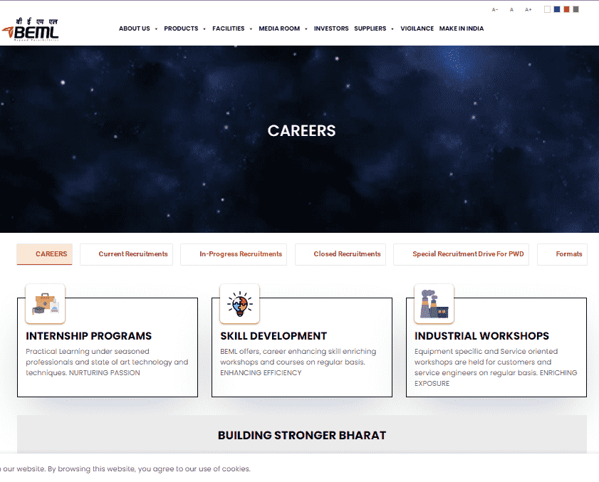 BEML Special Recruitment Drive 2025