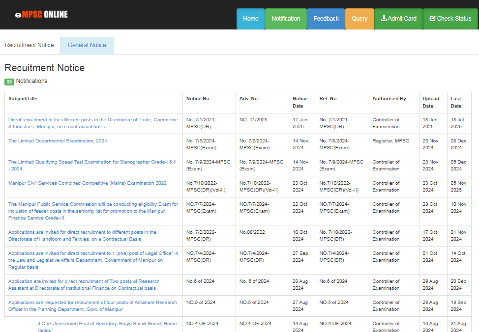 MPSC Assistant Professor Recruitment 2025