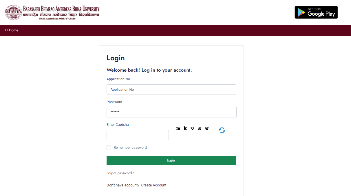 BRABU PG Admission 2025-27