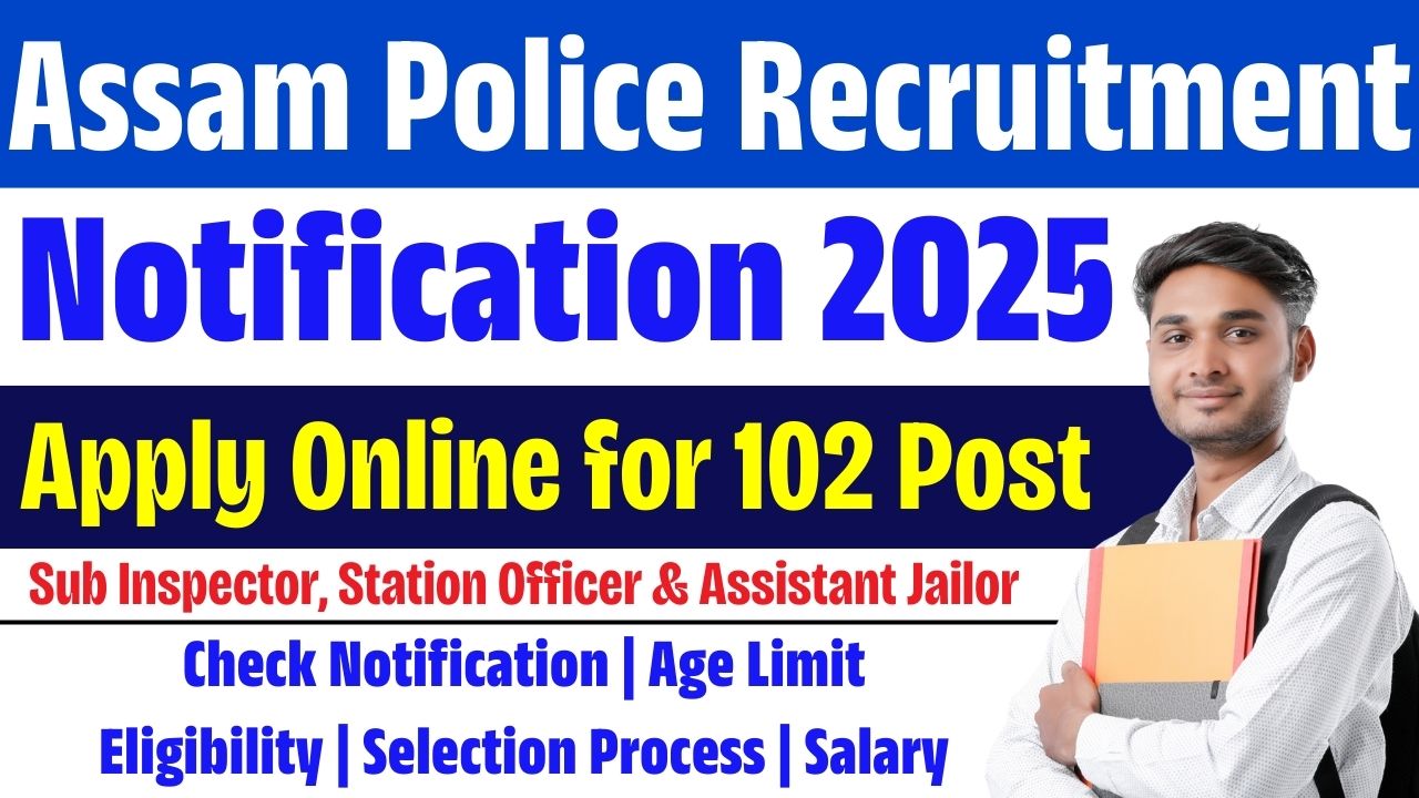 Assam Police Recruitment 2025