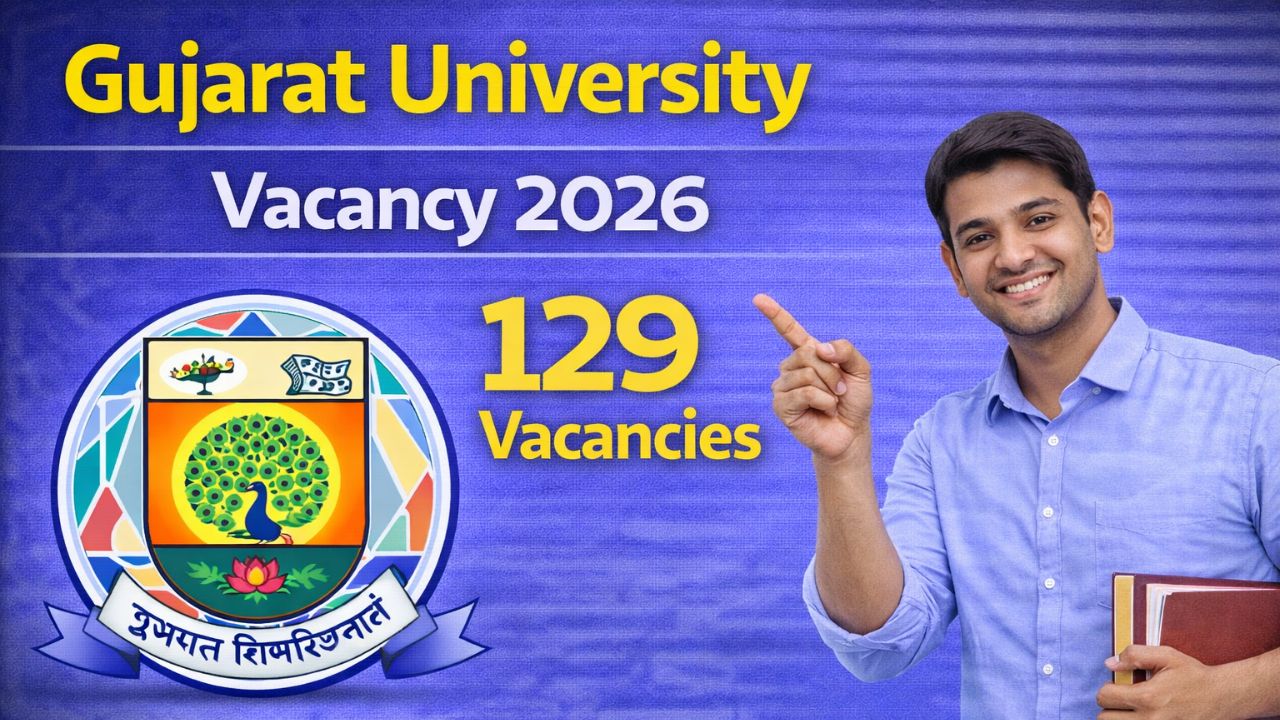 Gujarat University Vacancy 2026