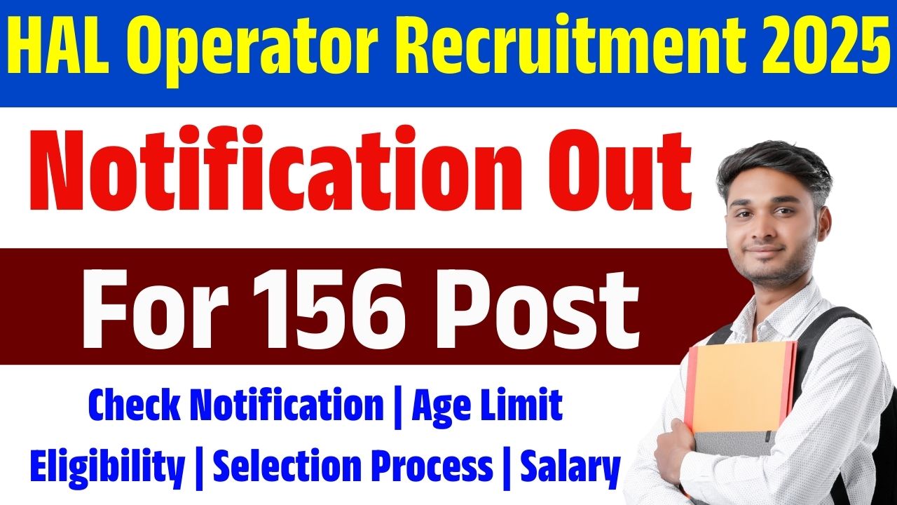 HAL Operator Recruitment 2025