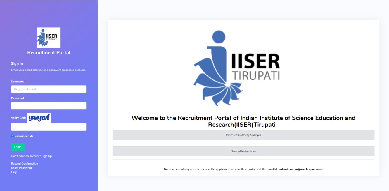 How to Apply ISER Tirupati