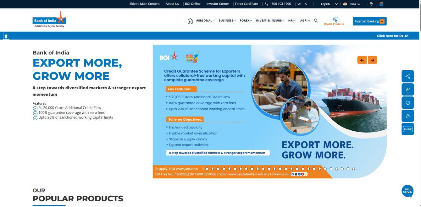 How to Apply Online Bank of India Credit Officer Recruitment 2025