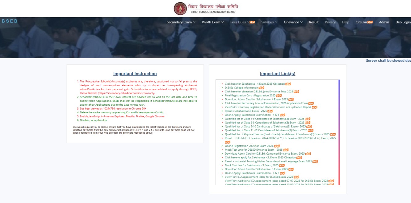 How to Apply Online Bihar DElEd Admission 2026