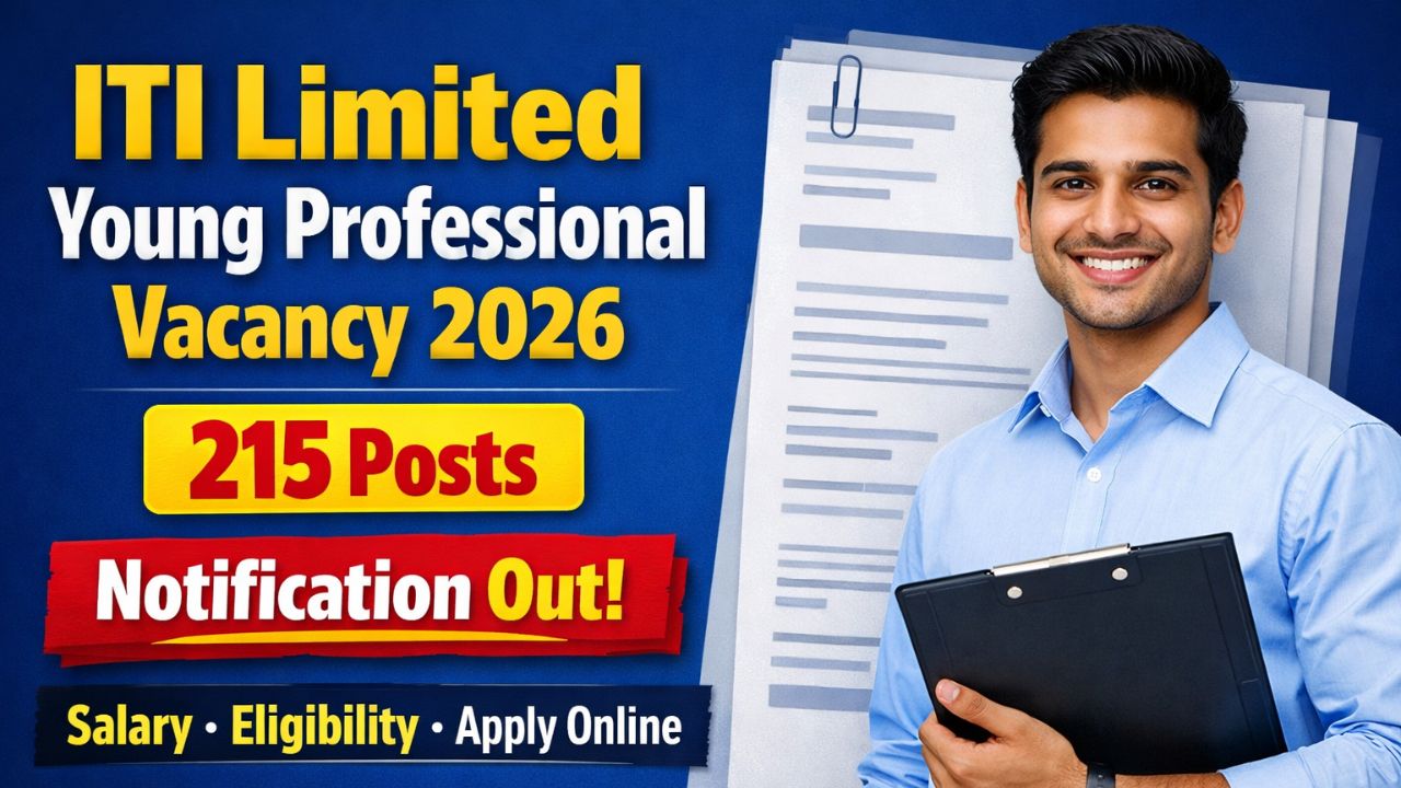 ITI Limited Young Professional Vacancy 2026