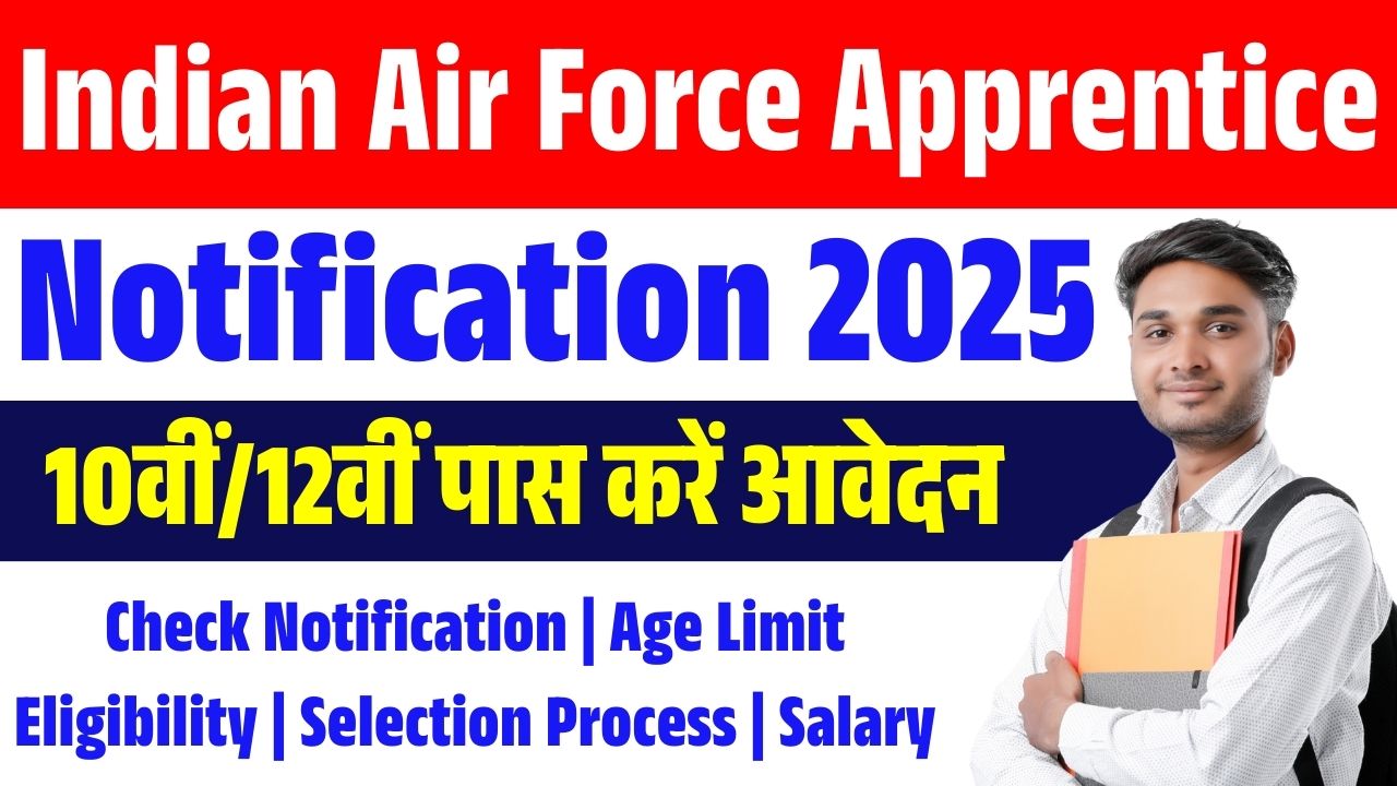 Indian Air Force Apprentice Recruitment 2025