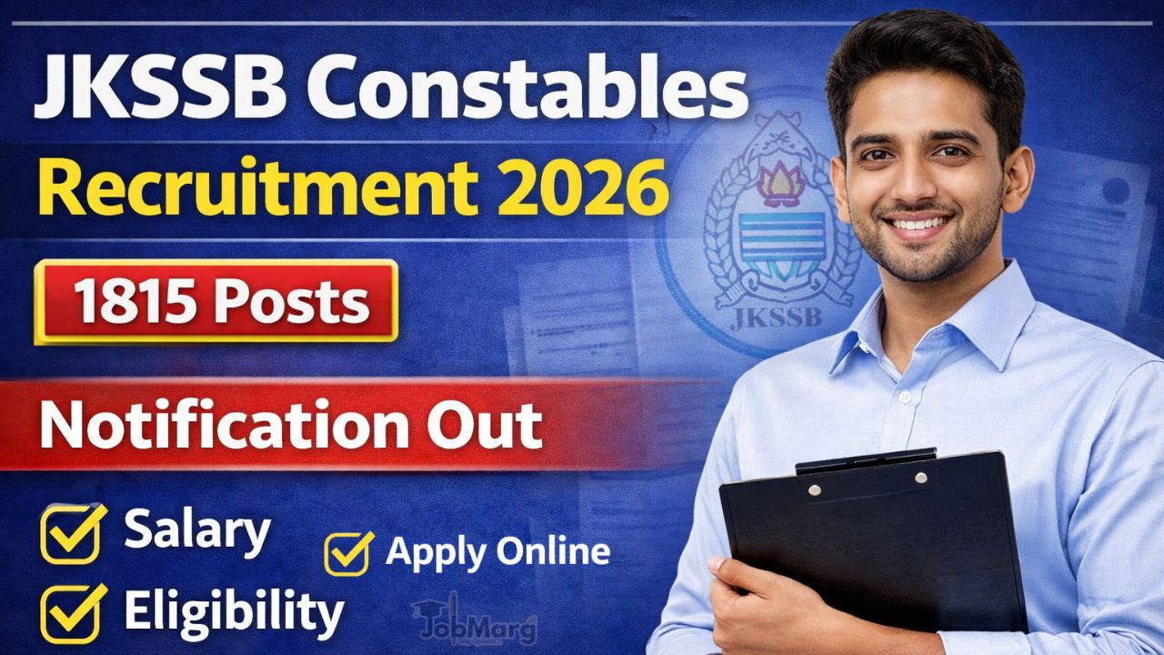 JKSSB Constables Recruitment 2026