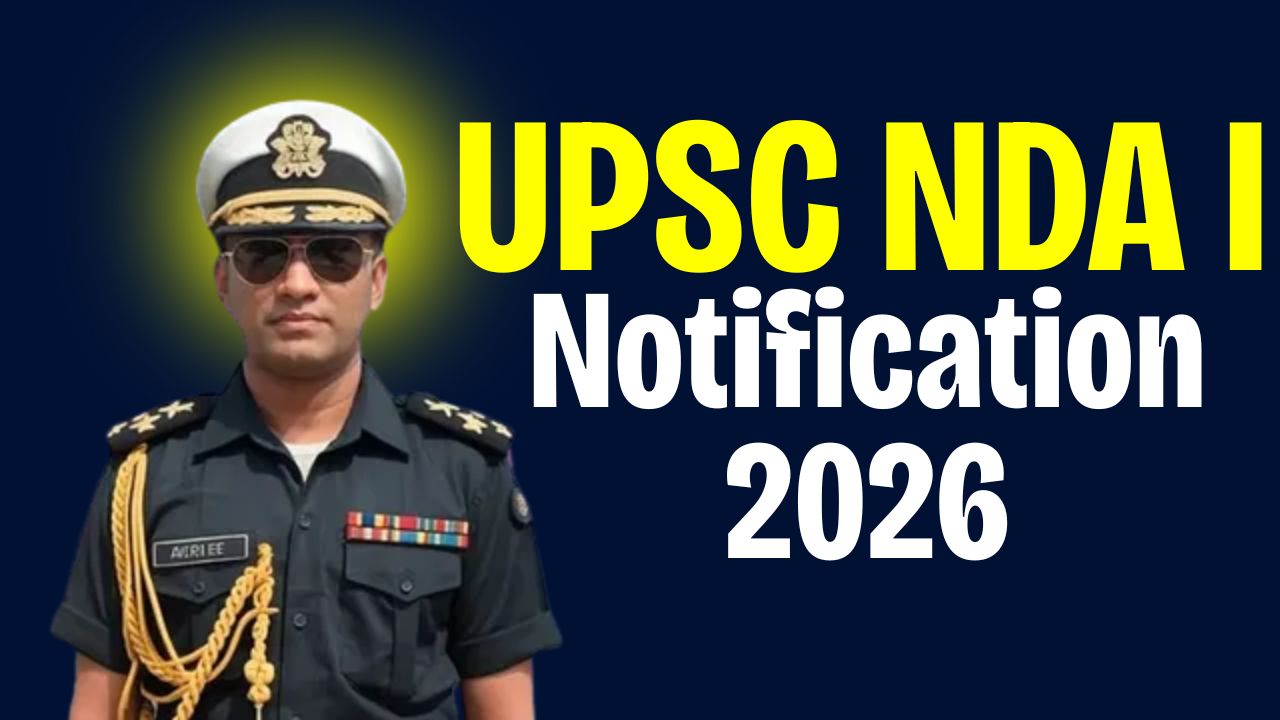 UPSC NDA I 2026 Notification