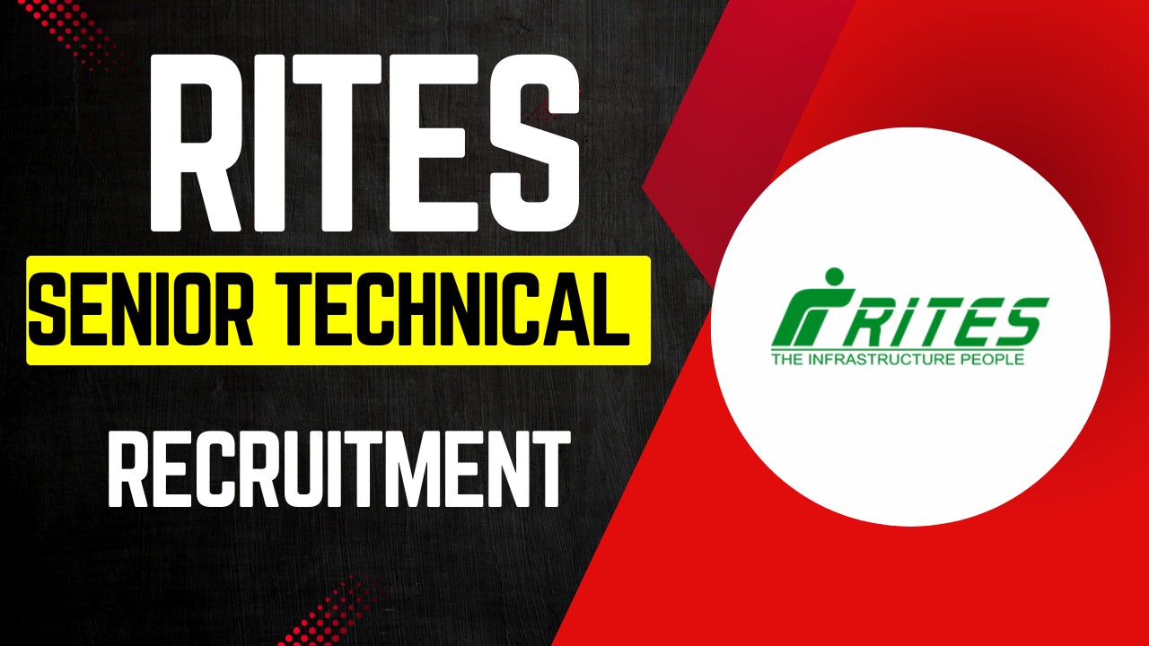 RITES Senior Technical Assistant Recruitment