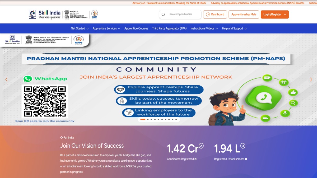 Register on NAPS Portal