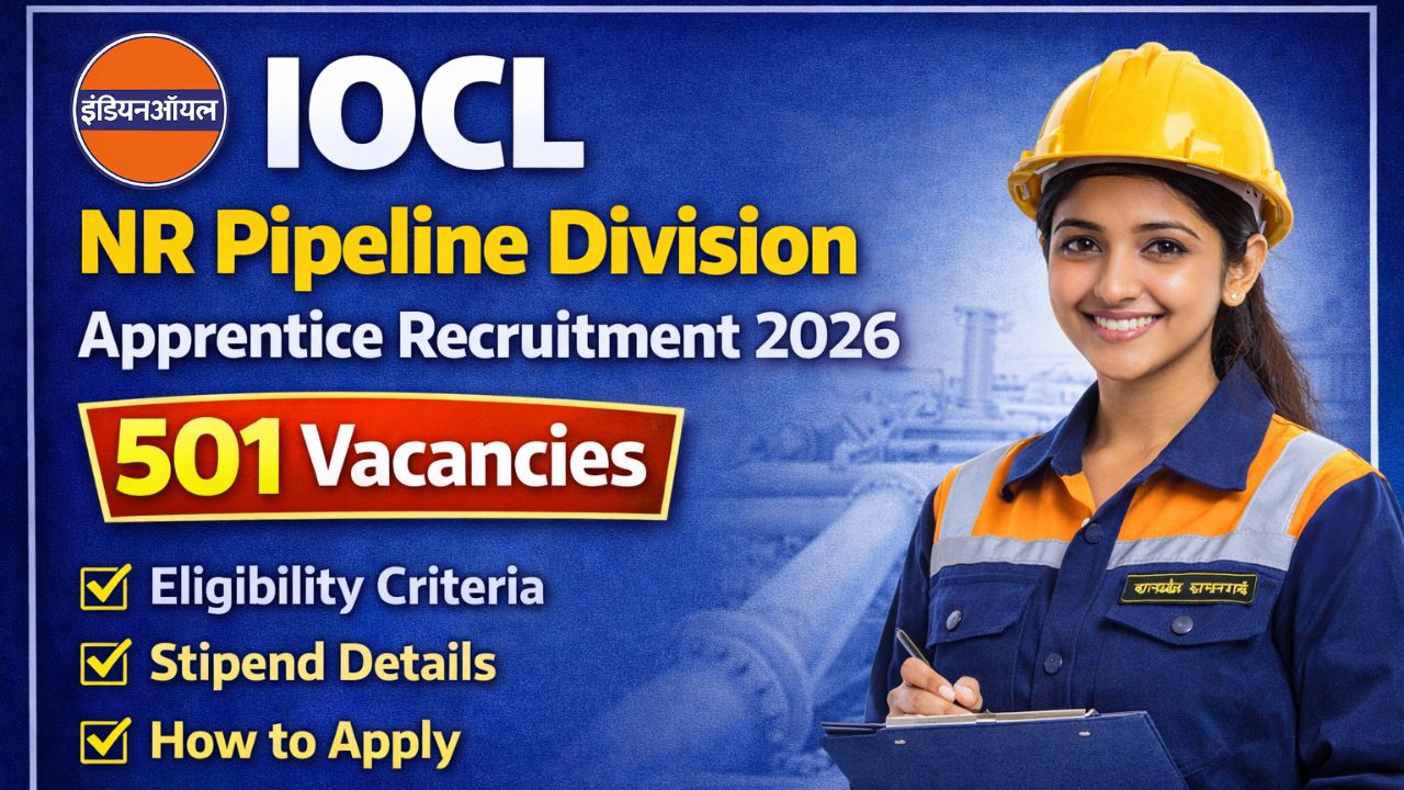 IOCL NR Pipeline Division Apprentice Recruitment 2026