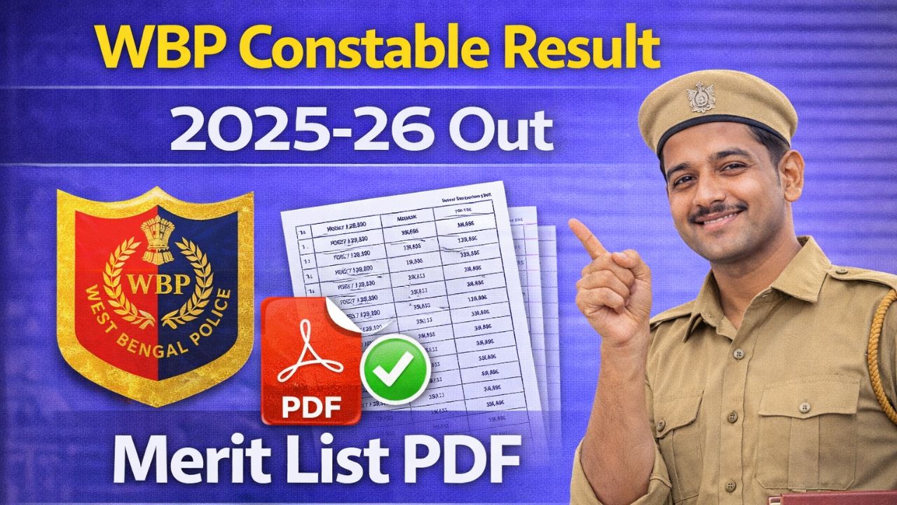 WBP Constable Result 2025-26