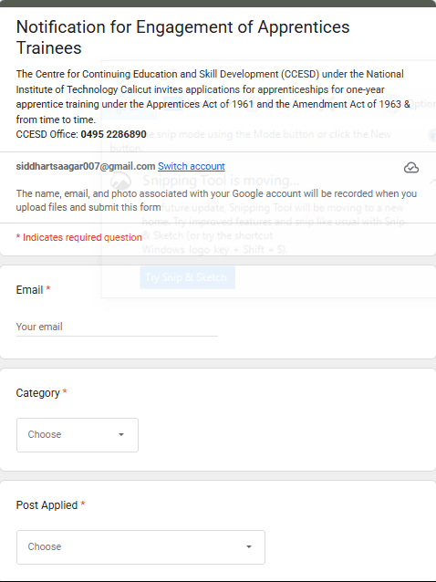 NIT Calicut Apprentices Recruitment 2026