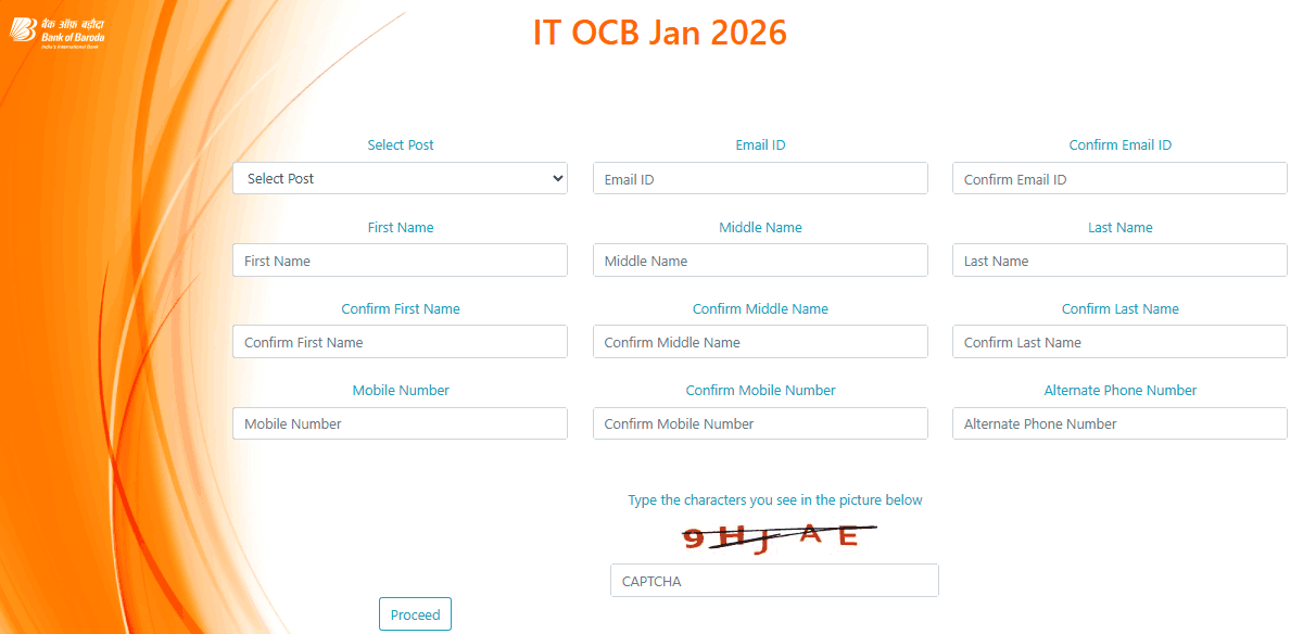 Bank of Baroda IT Department Recruitment 2026