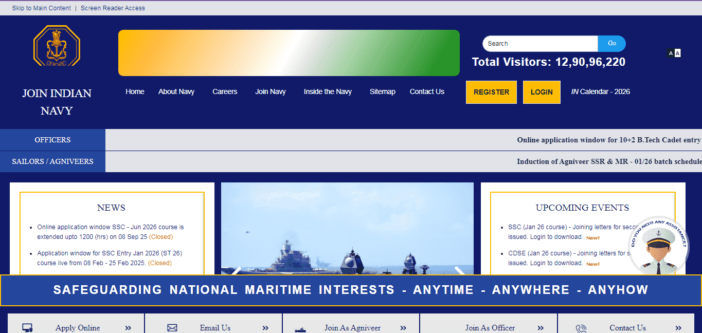 Indian Navy SSC Officer Jan 2027 Recruitment