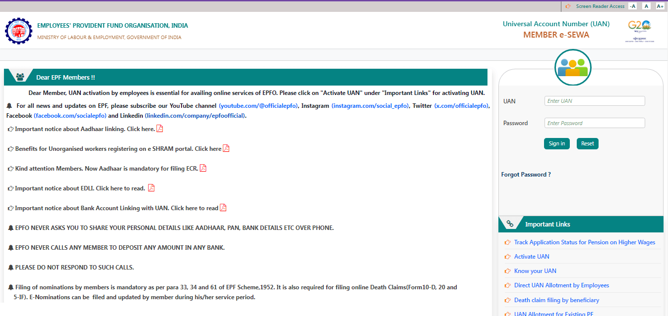 PF Withdrawal Process Online 2026