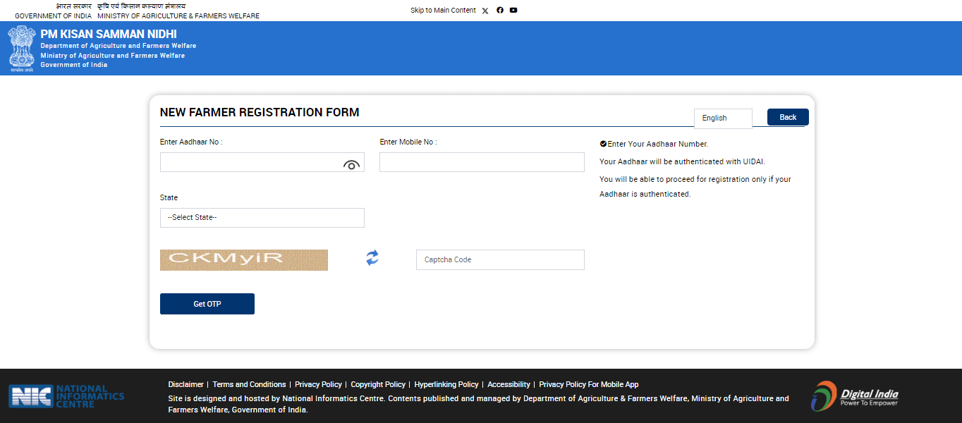 PM Kisan Yojana New Registration 2026