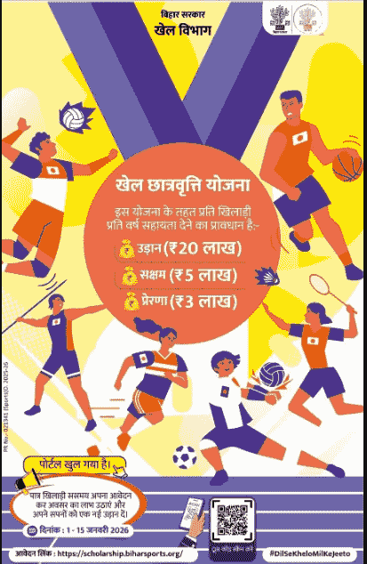 Bihar Sports Scholarship 2026