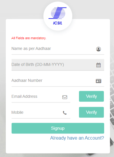 ICSIL Data Entry Operator Vacancy 2026