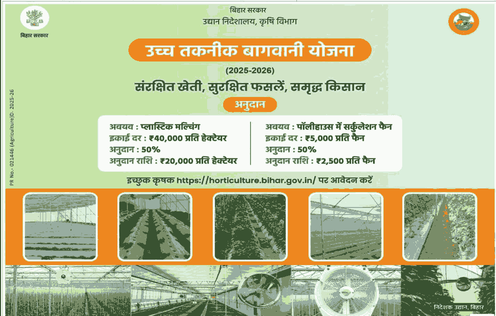 Bihar Hi Tech Bagwani Yojana 2026