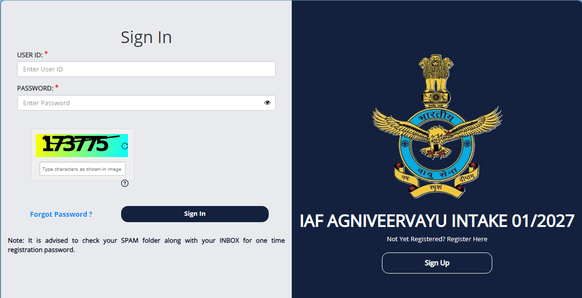 Air Force Agniveervayu Recruitment 2026