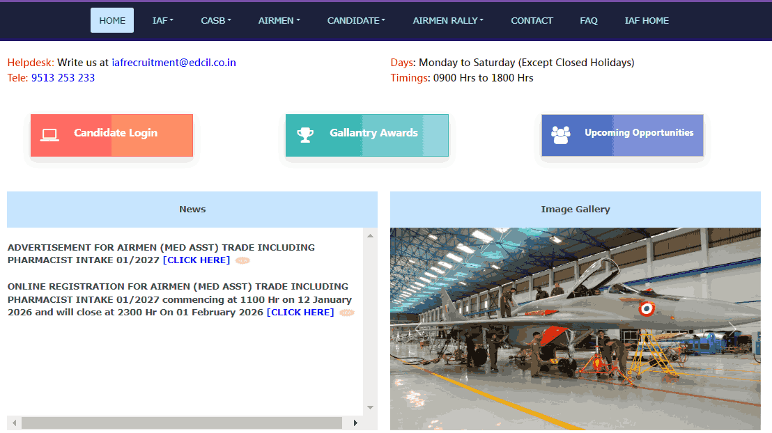 Airforce Medical Assistant Recruitment 2026