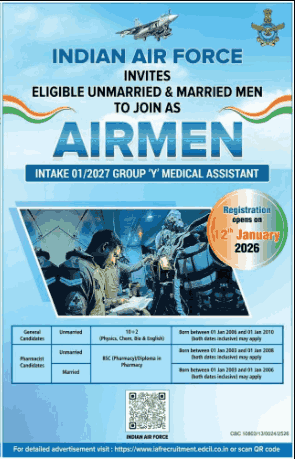 Airforce Medical Assistant Recruitment 2026