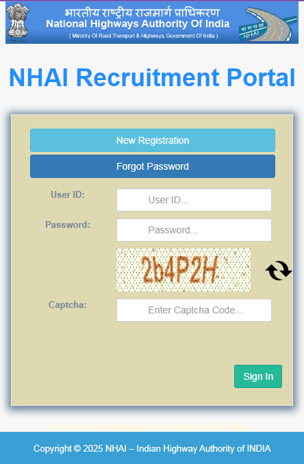 NHAI Deputy Manager Recruitment 2026