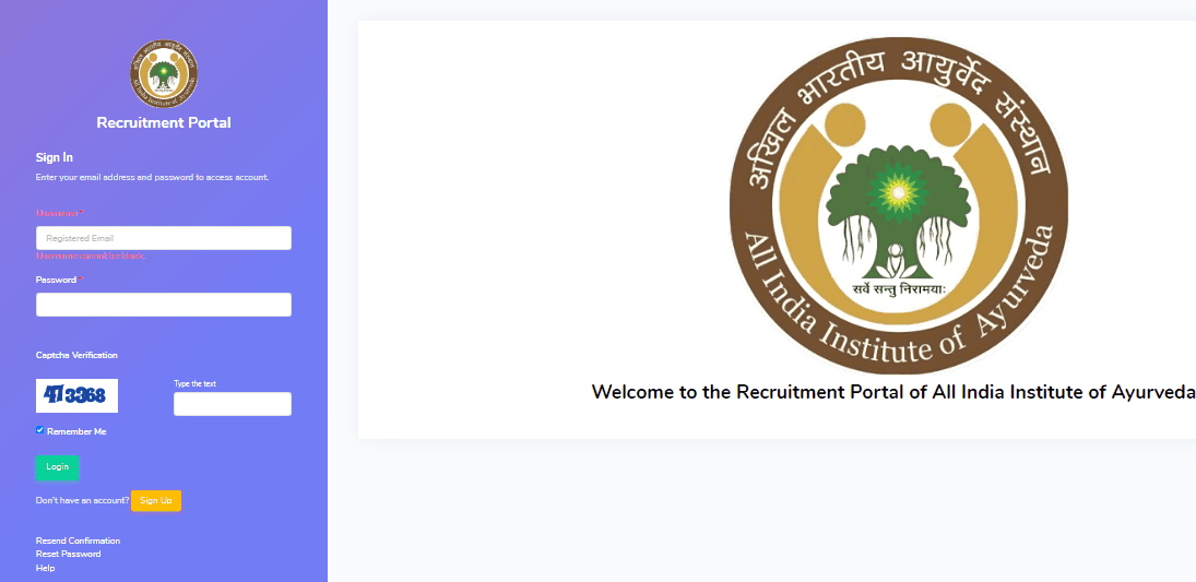 AIIA Non Teaching Recruitment 2026