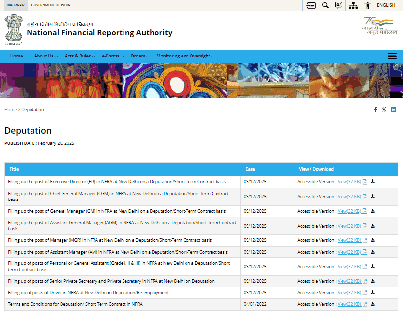 NFRA Recruitment 2026