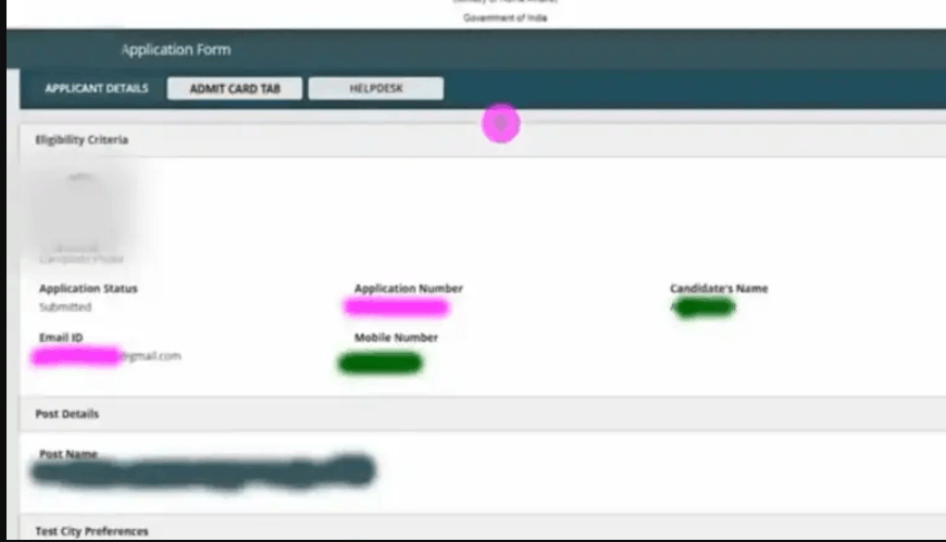 IB MTS Admit Card 2026