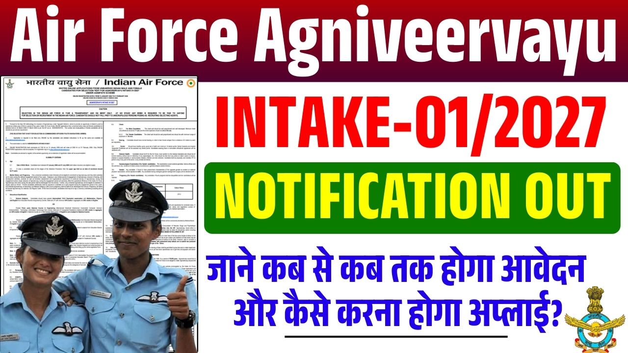 Air Force Agniveervayu Recruitment 2026