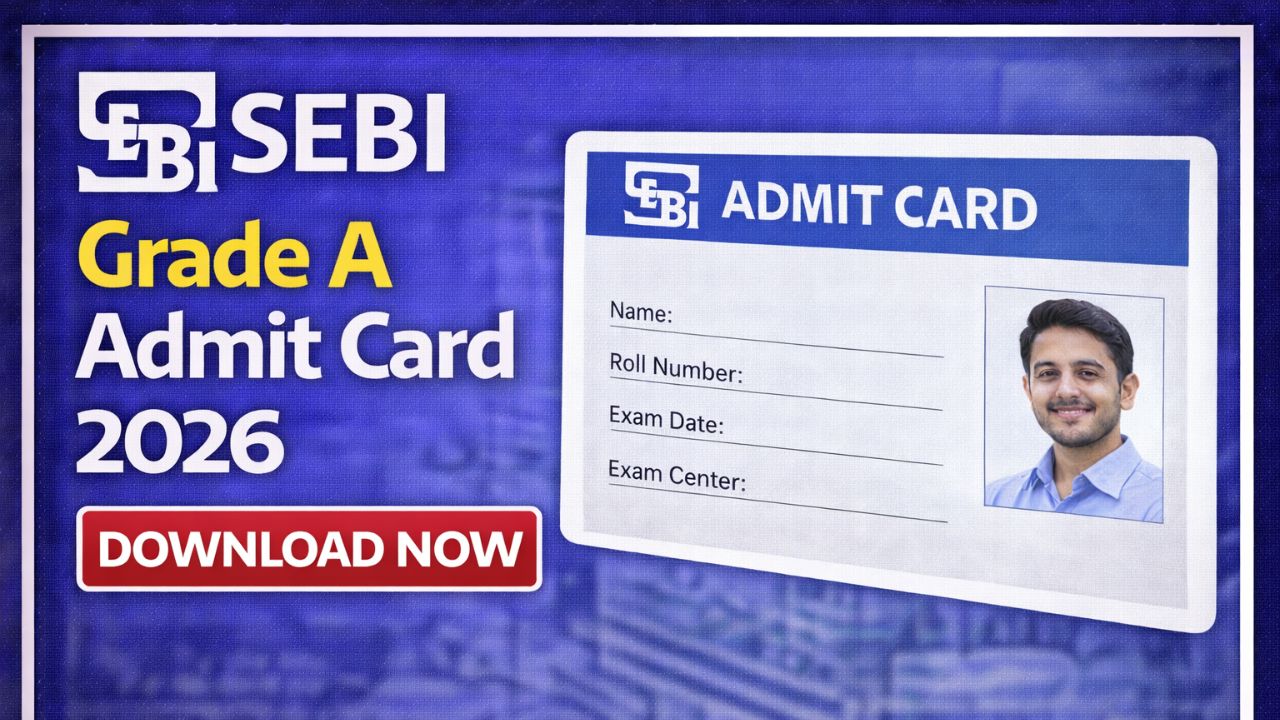 SEBI Grade A Admit Card 2026
