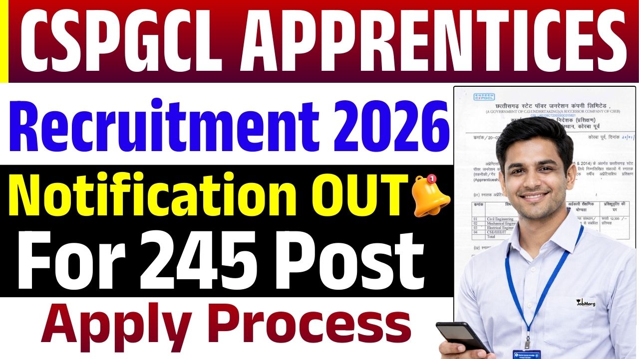 CSPGCL Apprentices Recruitment 2026