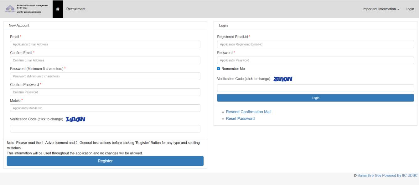 How to Apply Online IIM Bodh Gaya Faculty Recruitment 2026