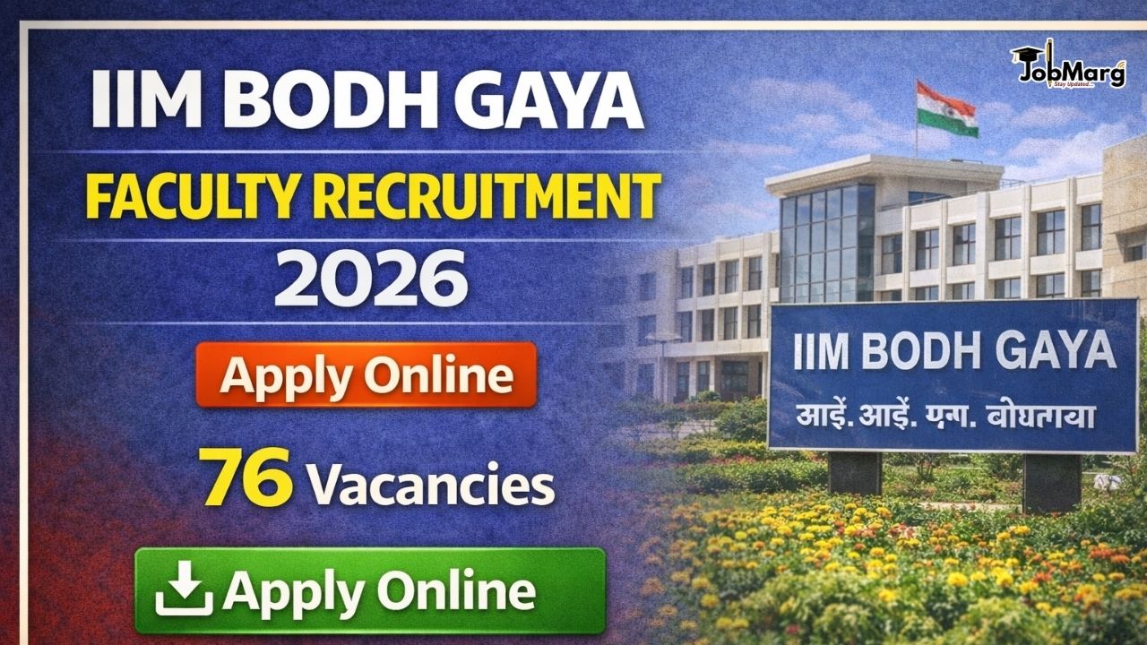 IIM Bodh Gaya Faculty Recruitment 2026