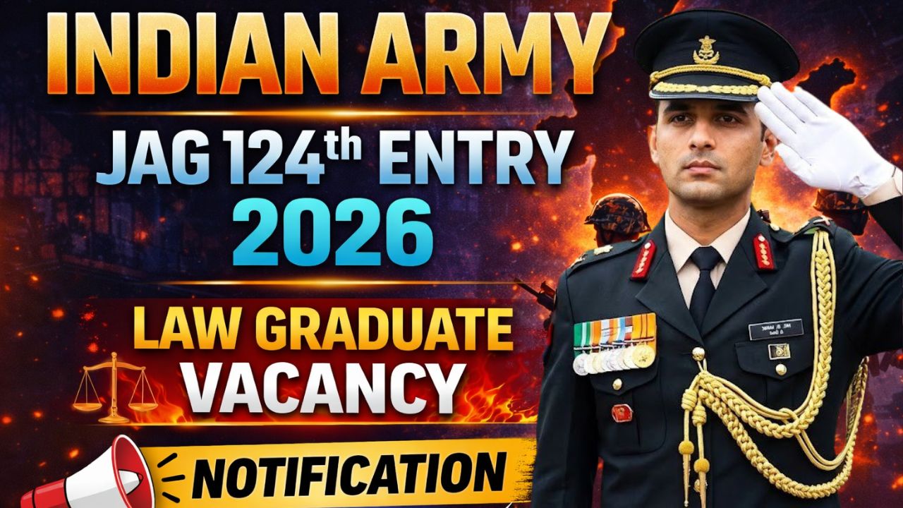 Indian Army JAG 124 Entry 2026