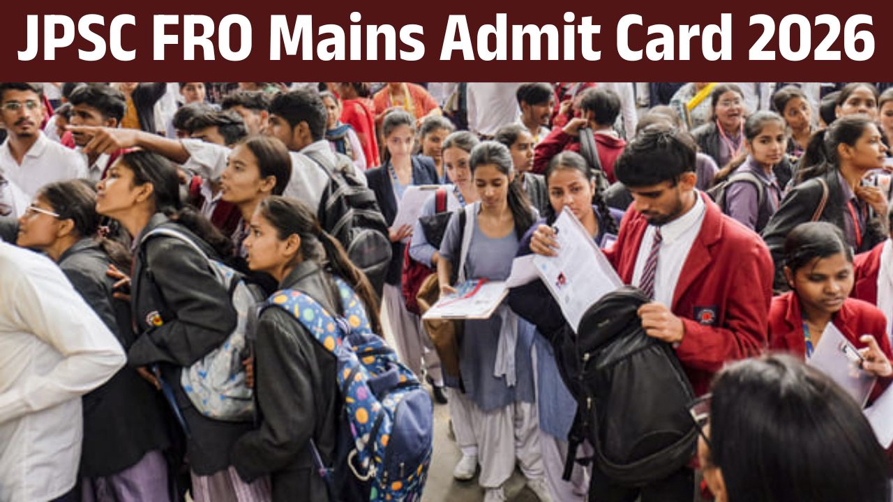 JPSC FRO Mains Admit Card 2026