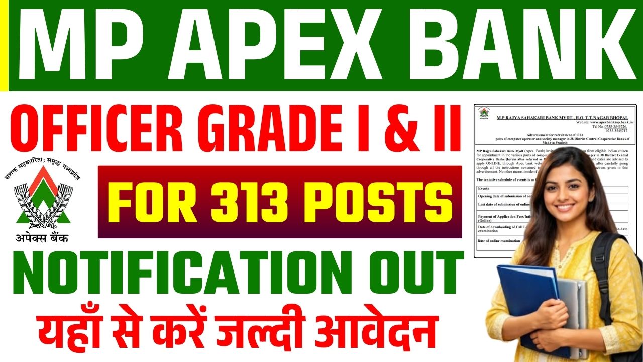 MP Apex Bank Officer Grade Recruitment 2026