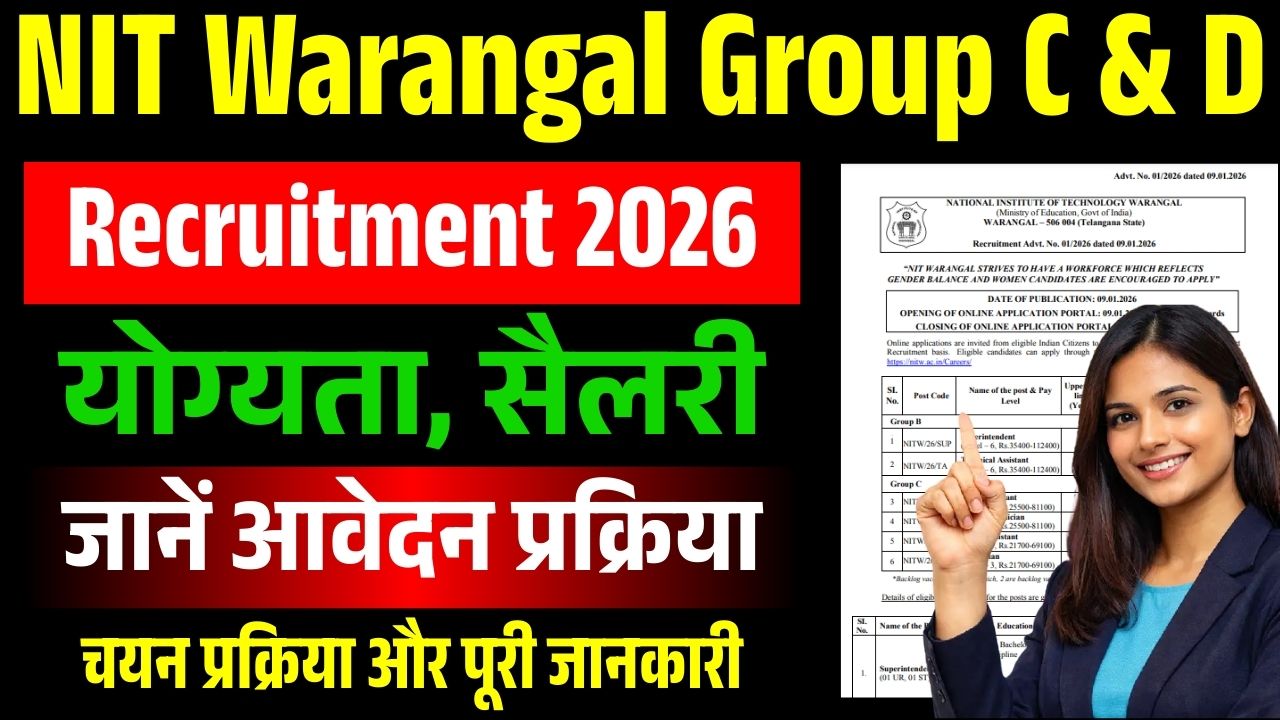 NIT Warangal Group C & D Recruitment 2026