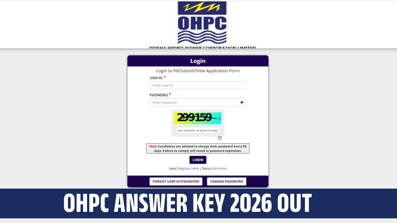 OHPC Answer Key 2026