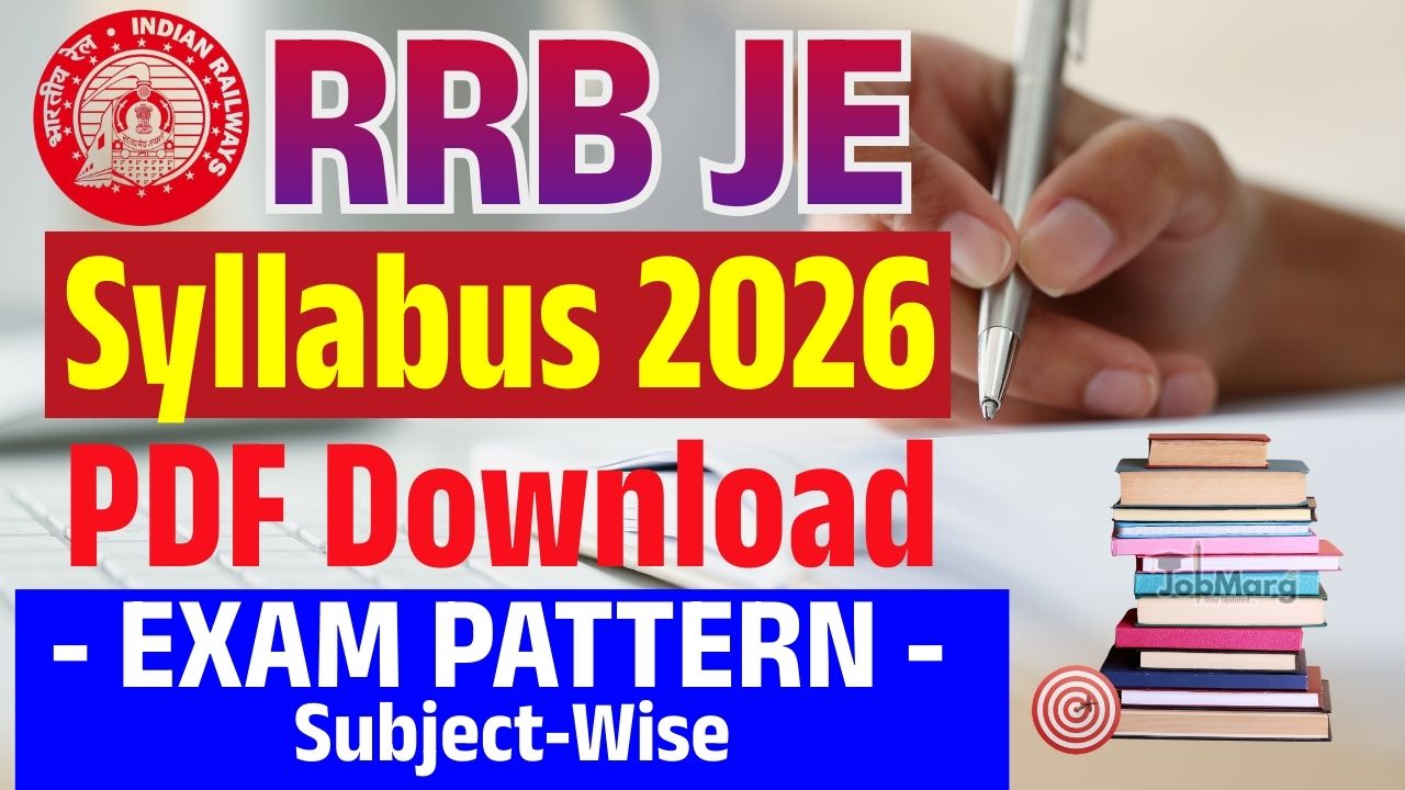 RRB JE Syllabus 2026
